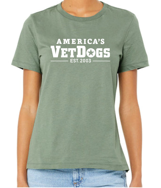 Ladies America's VetDogs Logo T-Shirt