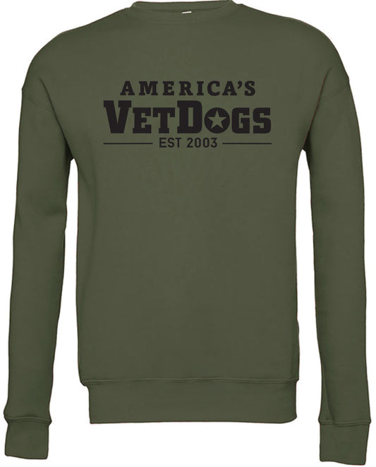 America's VetDogs Logo Crewneck Sweatshirt