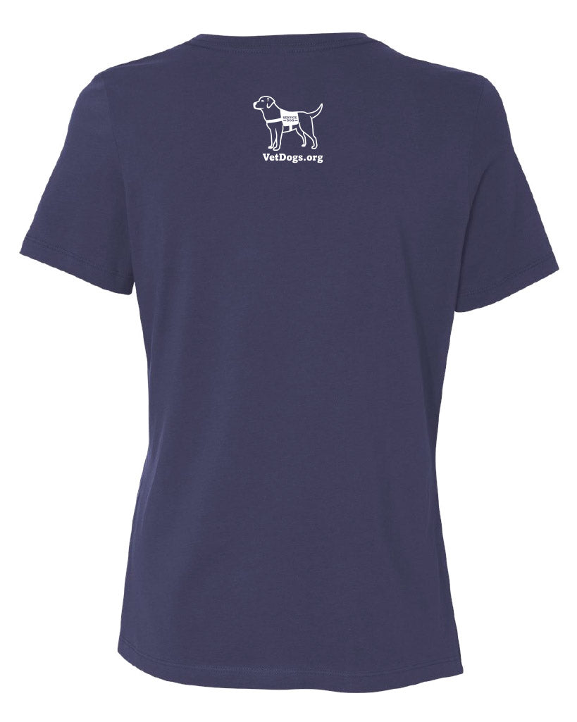 Ladies America's VetDogs Logo T-Shirt