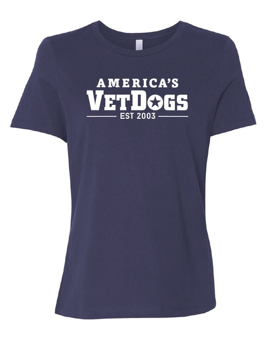 Ladies America's VetDogs Logo T-Shirt