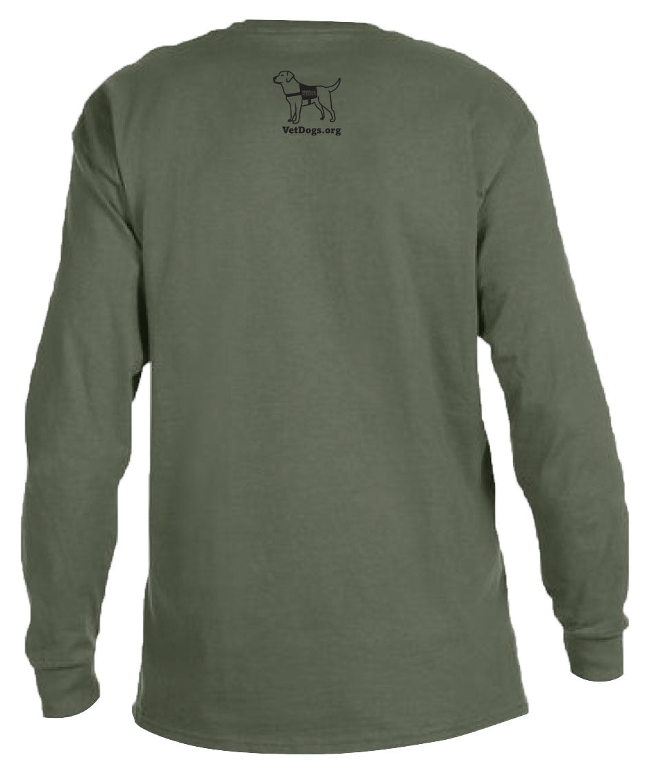 America's VetDogs Logo Long Sleeve T-Shirt