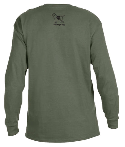 America's VetDogs Logo Long Sleeve T-Shirt