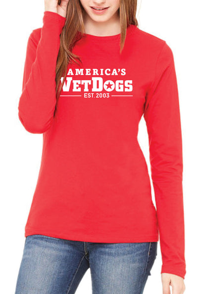 America's VetDogs Womens Logo Long Sleeve T-Shirt