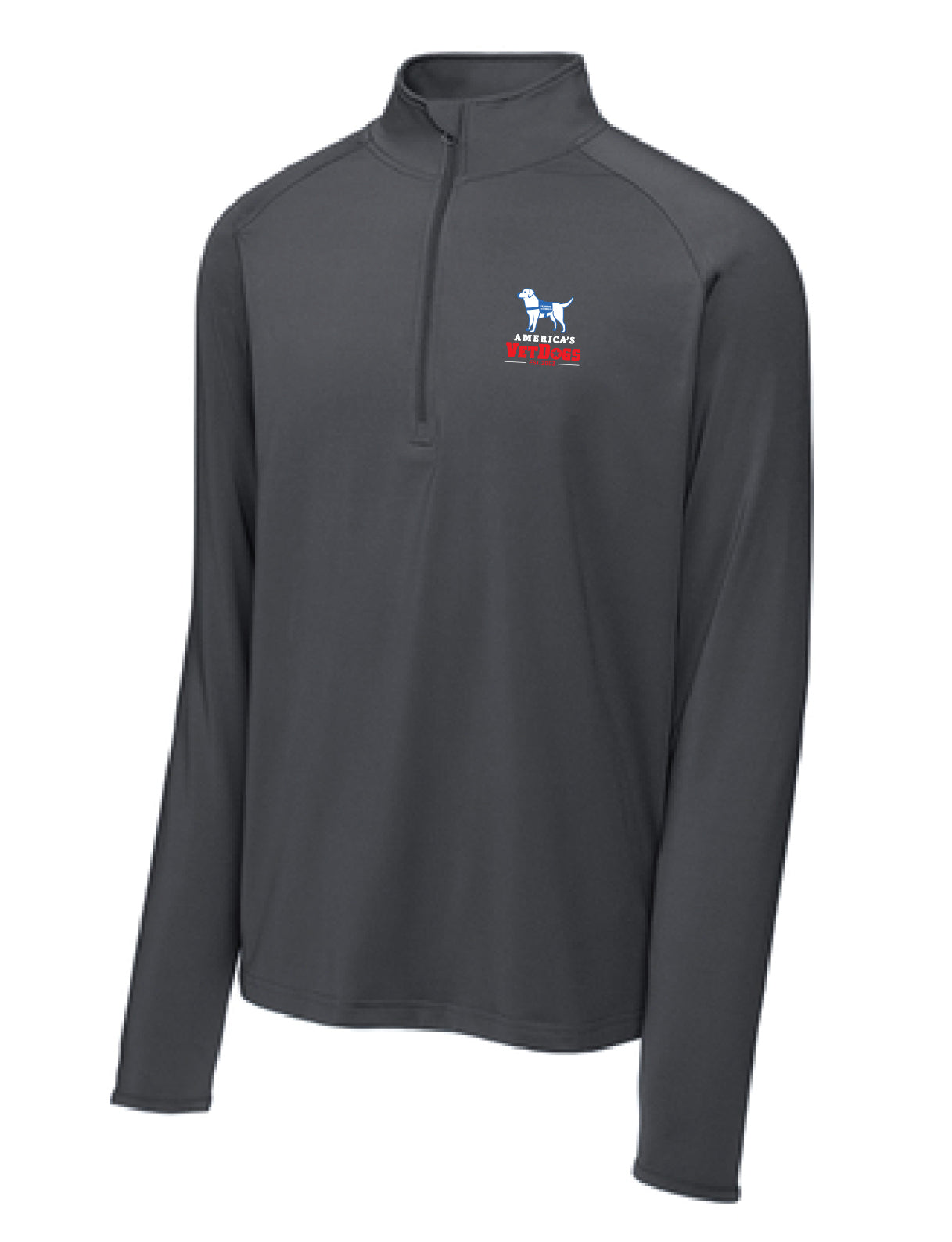 America's VetDogs Men's Sport-Wick® Stretch 1/4-Zip Pullover